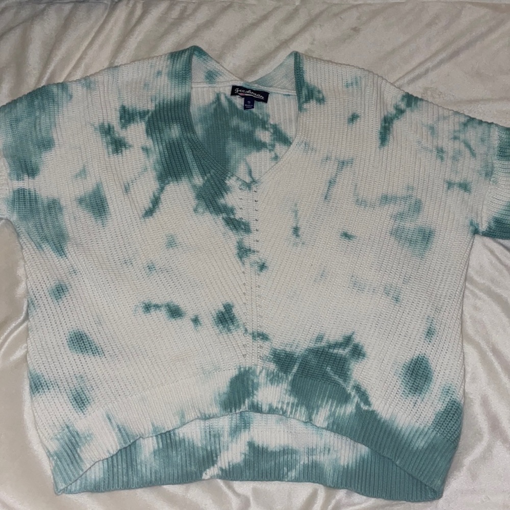 Tie-Dye Sweater cropped | size: SMALL